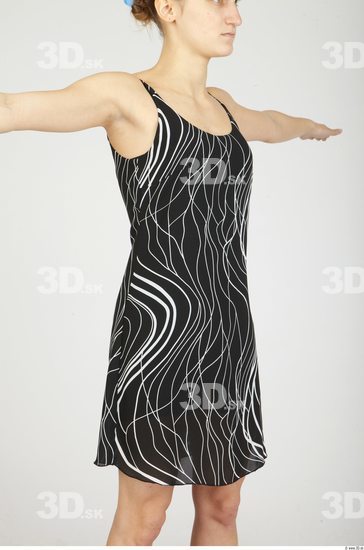 Upper Body Whole Body Woman Formal Dress Slim Studio photo references