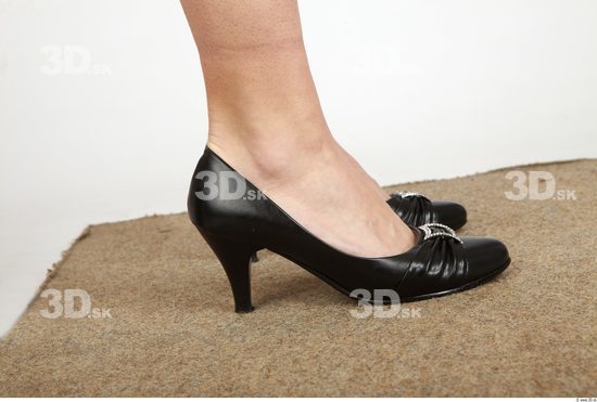 Foot Whole Body Woman Formal Shoes Slim Studio photo references