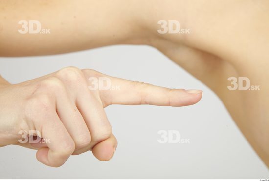 Fingers Whole Body Woman Slim Studio photo references