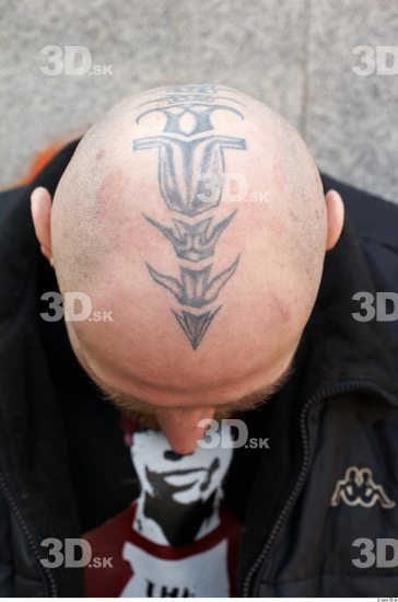 Head Man White Tattoo Slim