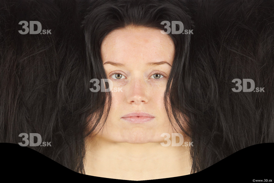 Head Woman White Head textures