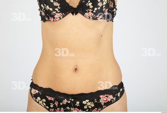 Belly Whole Body Woman Underwear Slim Studio photo references