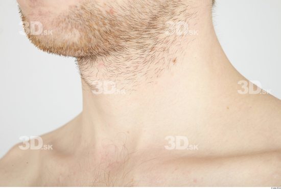 Neck Whole Body Man Nude Casual Slim Studio photo references