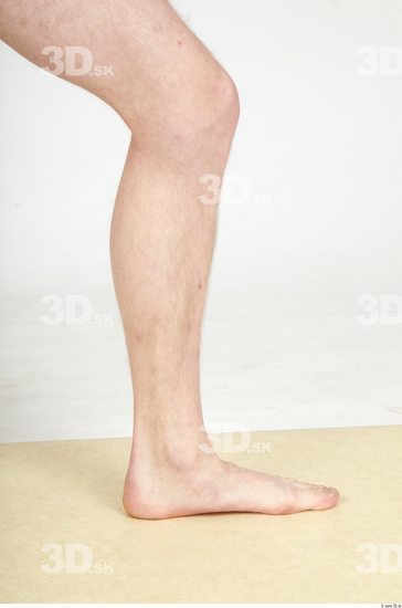 Calf Whole Body Man Nude Casual Slim Studio photo references