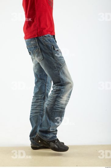 Whole Body Man Animation references Casual Jeans Slim Studio photo references