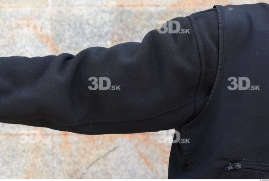 Arm Head Man Casual Jacket Average Overweight Street photo references