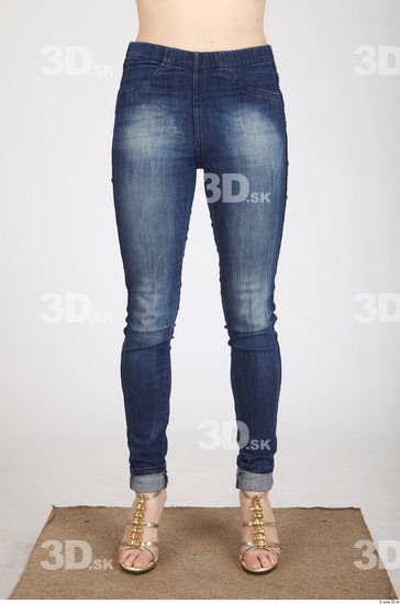 Leg Whole Body Woman Animation references Casual Jeans Average Studio photo references