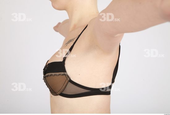 Chest Whole Body Woman Animation references Casual Underwear Bra Average Studio photo references