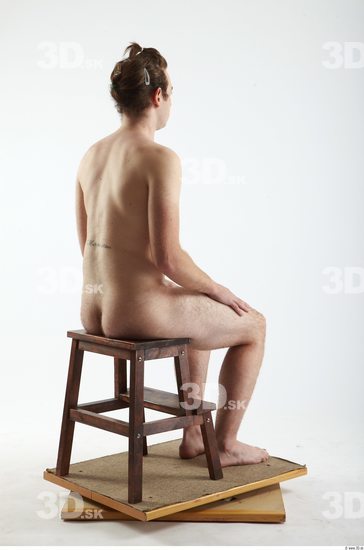 Whole Body Man Artistic poses White Tattoo Nude Average