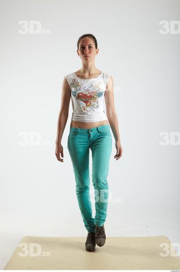 Whole Body Woman Animation references White Casual Slim