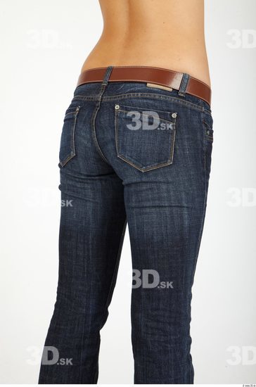 Thigh Whole Body Woman Casual Jeans Slim Studio photo references