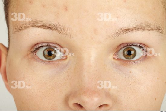 Eye Whole Body Woman Casual Slim Studio photo references