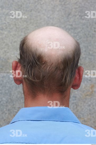 Hair Man White Slim Bald