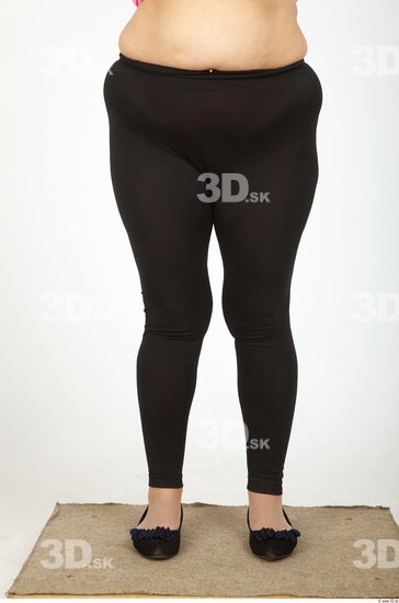 Leg Whole Body Woman Casual Overweight Leggings Studio photo references