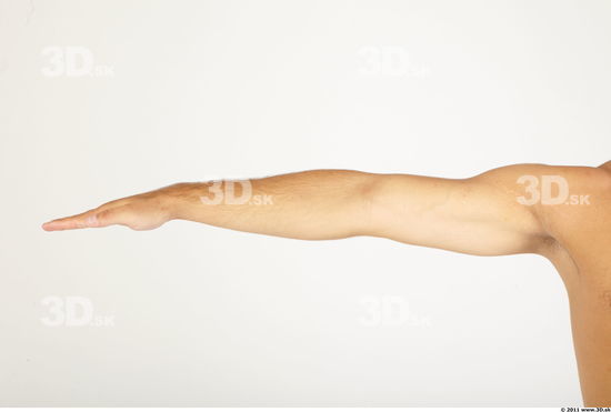 Arm Whole Body Man Animation references Nude Casual Athletic Studio photo references