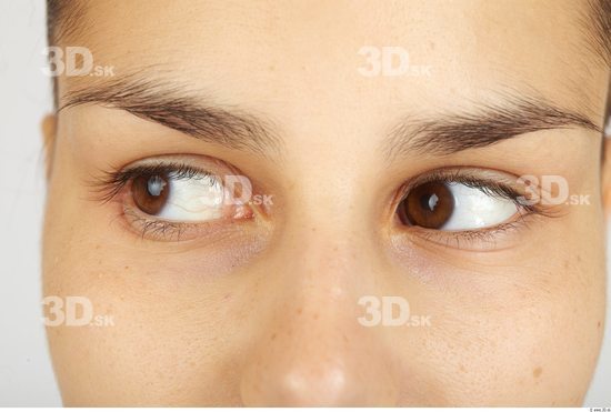 Eye Whole Body Woman Animation references Slim Studio photo references