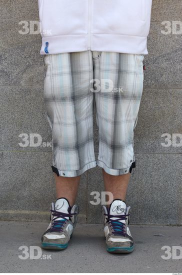 Leg Head Man Sports Shorts Athletic Chubby Street photo references