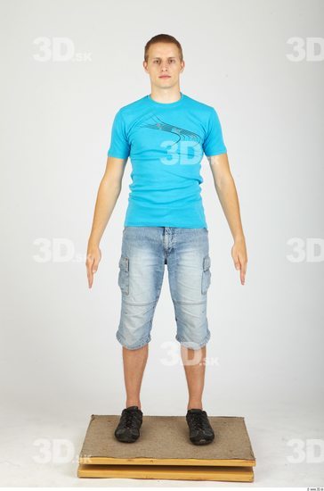 Whole Body Man Animation references Casual Athletic Studio photo references