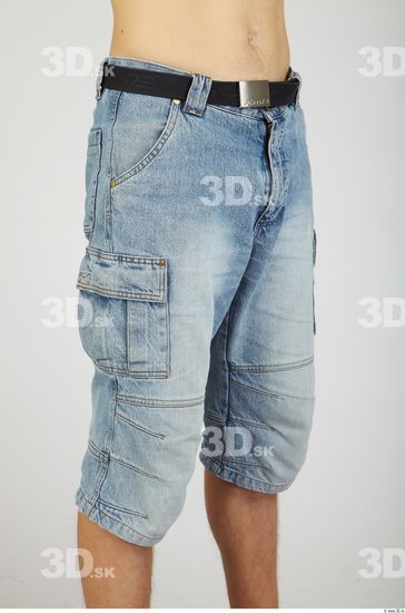 Thigh Whole Body Man Casual Jeans Athletic Studio photo references