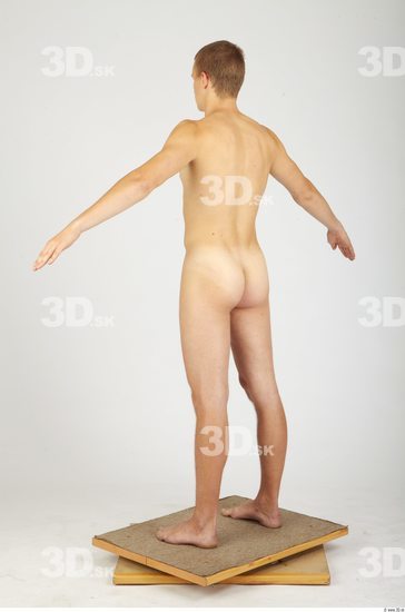 Whole Body Man Animation references Nude Casual Athletic Studio photo references