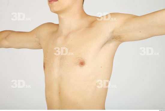 Chest Whole Body Man Nude Casual Athletic Studio photo references