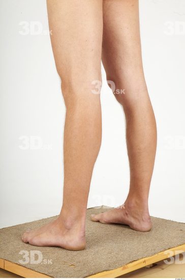 Calf Whole Body Man Nude Casual Athletic Studio photo references