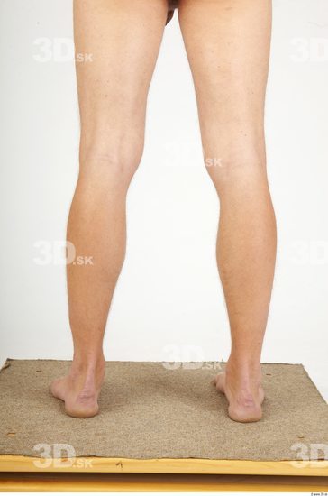 Calf Whole Body Man Nude Casual Athletic Studio photo references