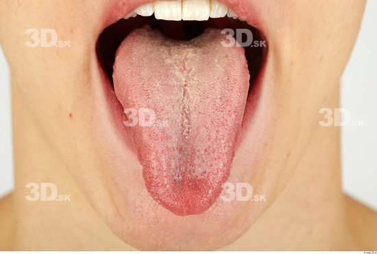 Whole Body Tongue Man Casual Athletic Studio photo references