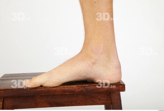 Foot Whole Body Man Nude Casual Athletic Studio photo references