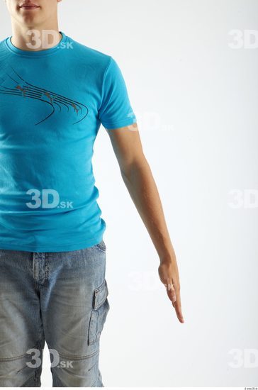 Arm Man Animation references White Casual T shirt Athletic