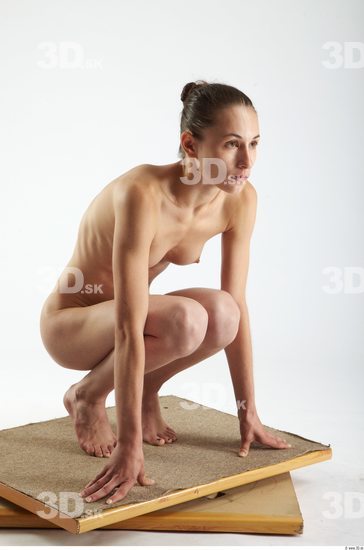 Whole Body Woman Other White Nude Underweight