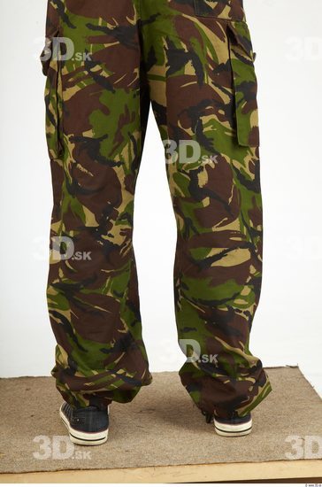 Calf Whole Body Woman Animation references Army Trousers Slim Studio photo references