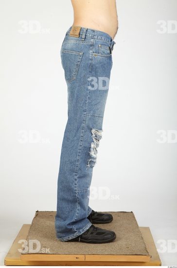 Leg Whole Body Man Casual Jeans Average Studio photo references