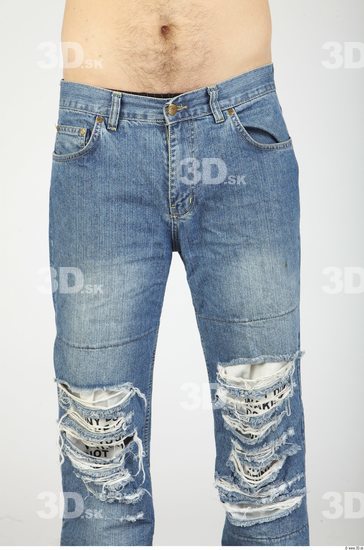 Thigh Whole Body Man Casual Jeans Average Studio photo references