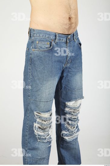 Thigh Whole Body Man Casual Jeans Average Studio photo references