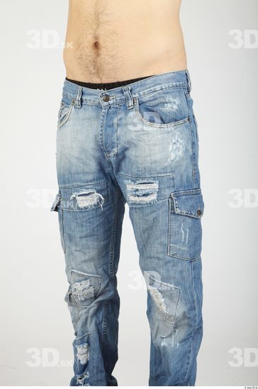 Thigh Whole Body Man Casual Jeans Average Studio photo references