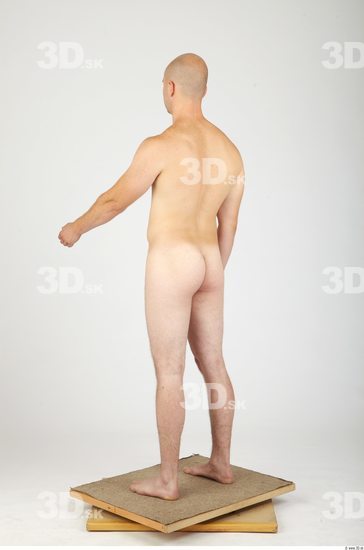 Whole Body Man Animation references Nude Casual Average Studio photo references