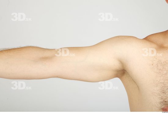 Arm Whole Body Man Nude Casual Average Studio photo references