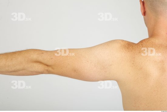 Arm Whole Body Man Nude Casual Average Studio photo references