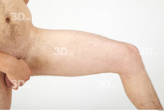 Thigh Whole Body Man Hairy Nude Casual Average Studio photo references