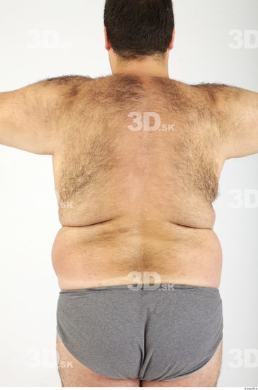 Upper Body Whole Body Man Hairy Nude Casual Overweight Studio photo references