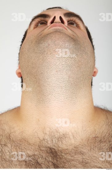 Whole Body Head Man Casual Overweight Studio photo references