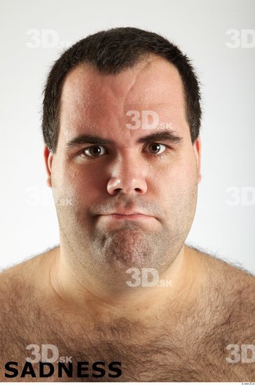 Face Emotions Man White Overweight