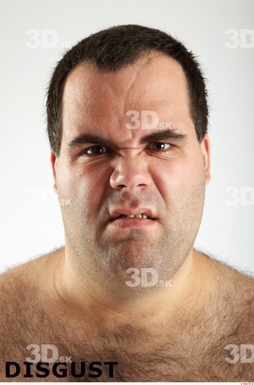 Face Emotions Man White Overweight