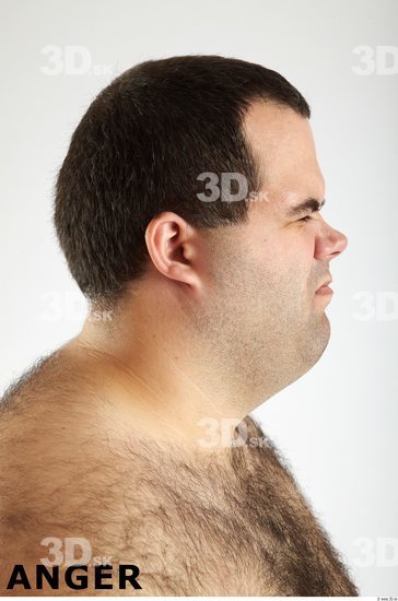 Face Emotions Man White Overweight