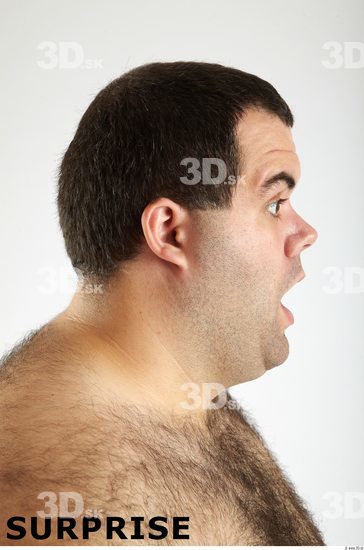 Face Emotions Man White Overweight