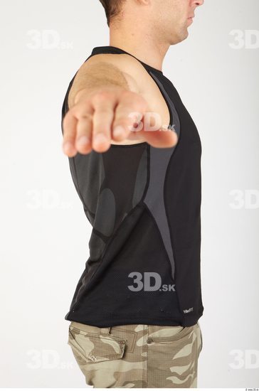 Upper Body Whole Body Man Sports Singlet Athletic Studio photo references