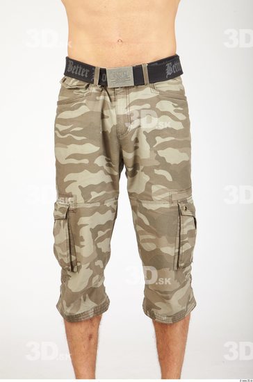 Thigh Whole Body Man Army Sports Trousers Athletic Studio photo references