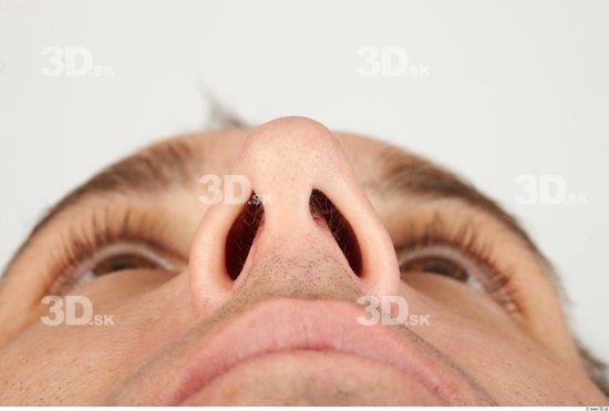 Nose Whole Body Man Sports Athletic Studio photo references