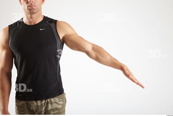 Arm Man Animation references White Sports Singlet Athletic